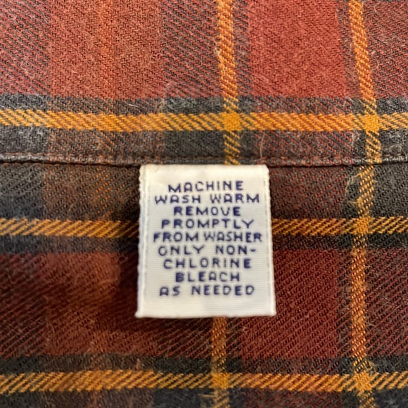 Polo Ralph Lauren Men L/S Shirt Glover Medium Red/Black Plaid Flannel - Picture 6 of 8